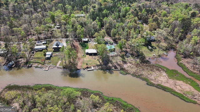 532 Henry Higgins Rd, Jackson, GA 30233 - aerial view of property's location featuring a nearby body of water and a heavily wooded area