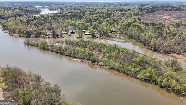 532 Henry Higgins Rd, Jackson, GA 30233 - aerial view of property and surrounding area featuring a forest and a large body of water