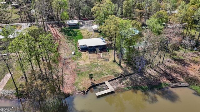 532 Henry Higgins Rd, Jackson, GA 30233 - aerial view of property and surrounding area with a large body of water