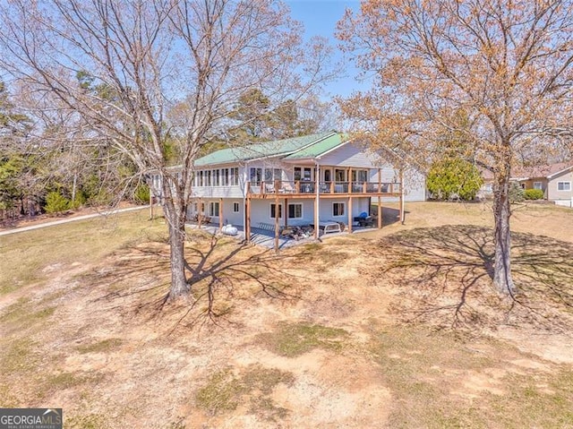 300 Ellis Rd, Rome, GA 30161 - view of front of property featuring a wooden deck