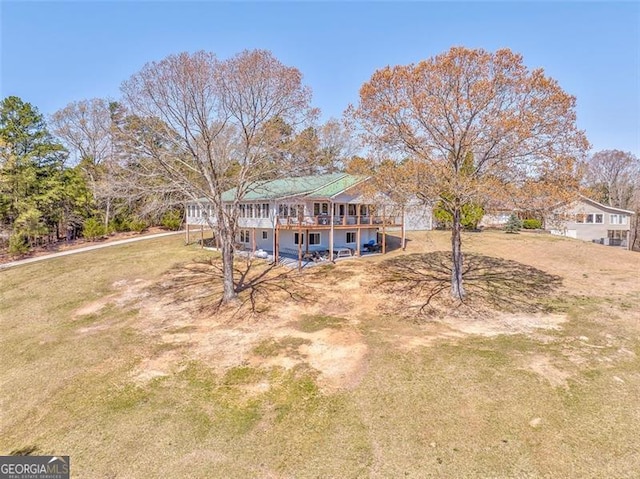 300 Ellis Rd, Rome, GA 30161 - view of front of house featuring a wooden deck