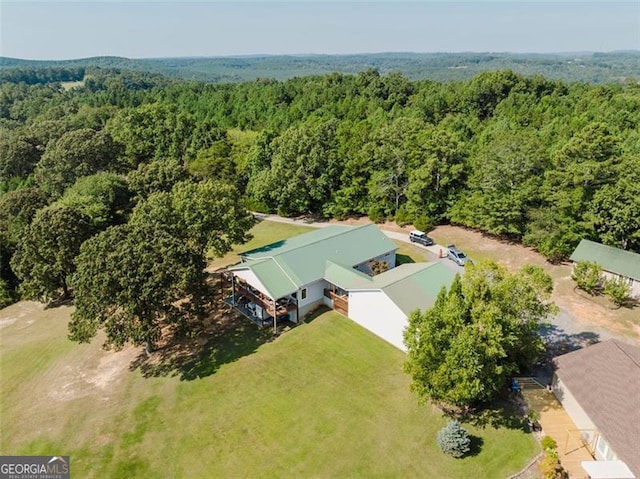 300 Ellis Rd, Rome, GA 30161 - birds eye view of property with a view of trees