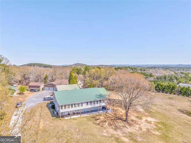 300 Ellis Rd, Rome, GA 30161 - bird's eye view with a wooded view