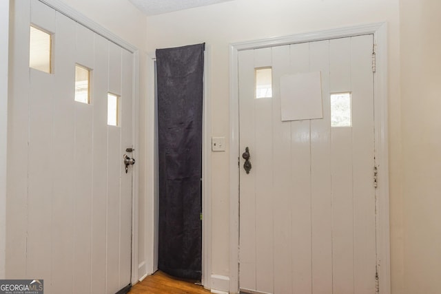 310 Austin Rd, Newnan, GA 30263 - foyer entrance featuring healthy amount of natural light and light wood finished floors