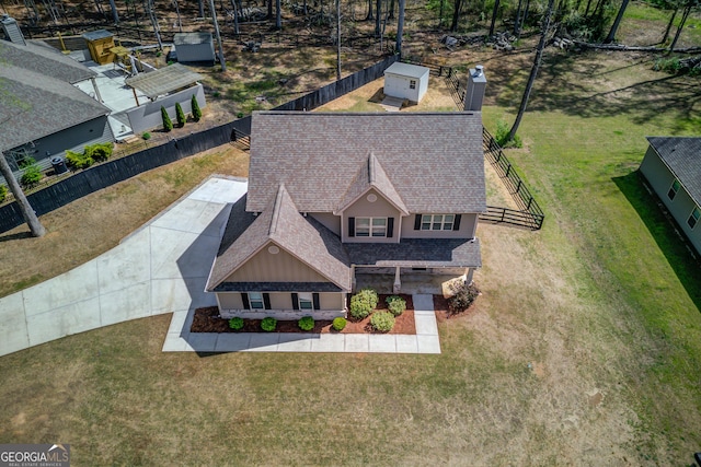 bird's eye view