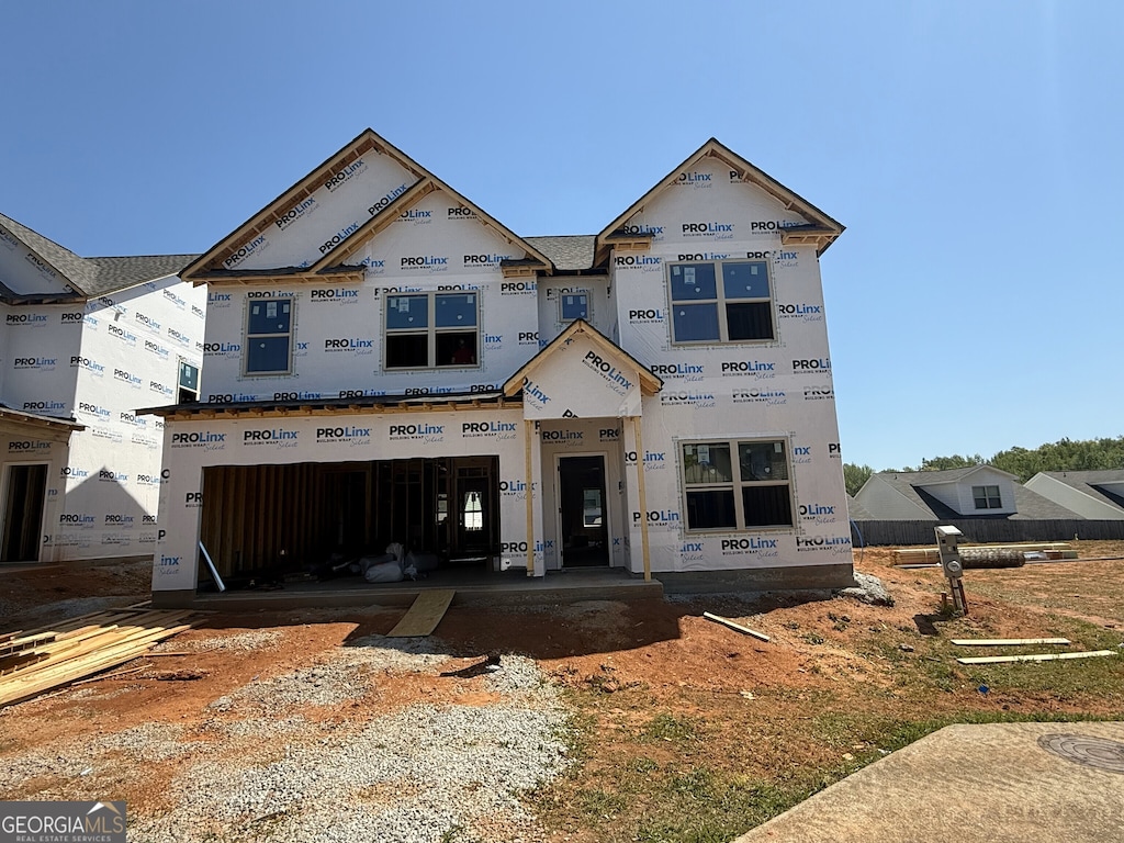 view of property under construction
