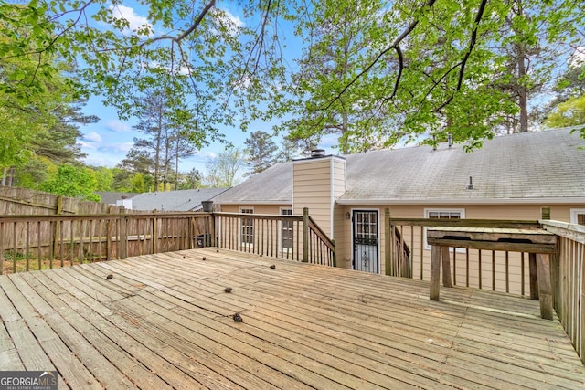 2199 Summertown Dr, Norcross, GA 30071 - view of wooden deck