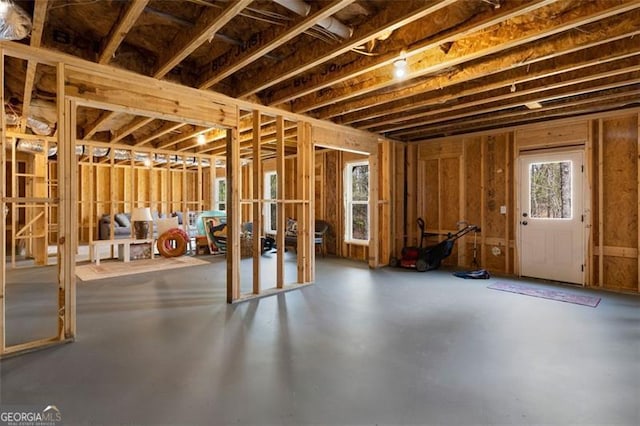 9 Grove Pointe Way, Cartersville, GA 30120 - miscellaneous room with finished concrete floors