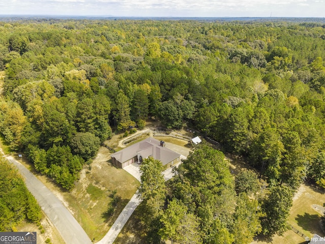 412 Trilium Trl, Pendergrass, GA 30567 - aerial view of a heavily wooded area
