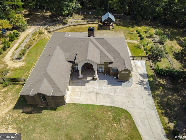 412 Trilium Trl, Pendergrass, GA 30567 - aerial view of property and surrounding area