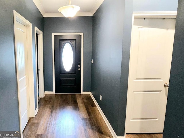 113 Citadel Dr, Hampton, GA 30228 - entrance foyer featuring wood finished floors and crown molding