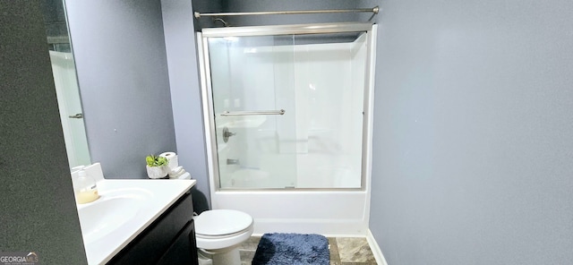 113 Citadel Dr, Hampton, GA 30228 - bathroom featuring vanity and combined bath / shower with glass door