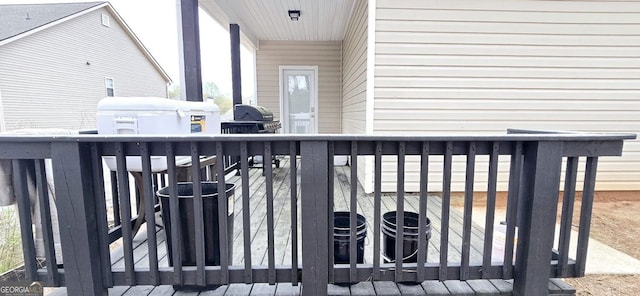 113 Citadel Dr, Hampton, GA 30228 - wooden deck featuring a grill