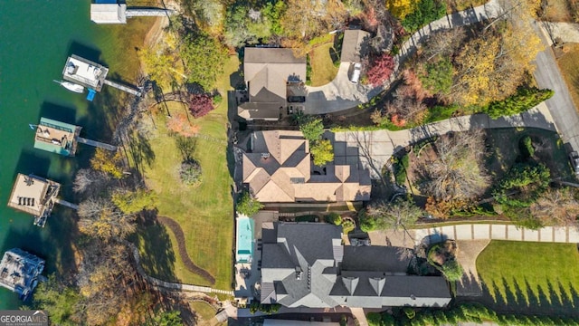 aerial view of property's location