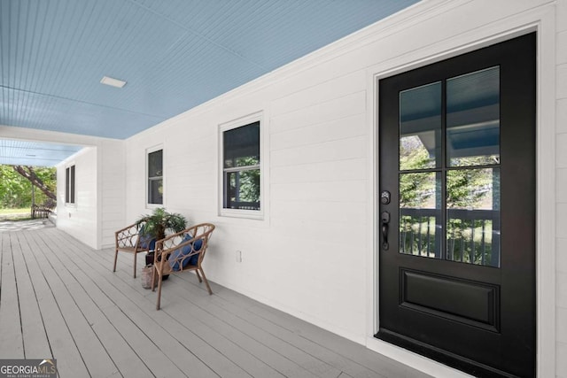 5198 Holly Springs Rd, Pendergrass, GA 30567 - view of deck