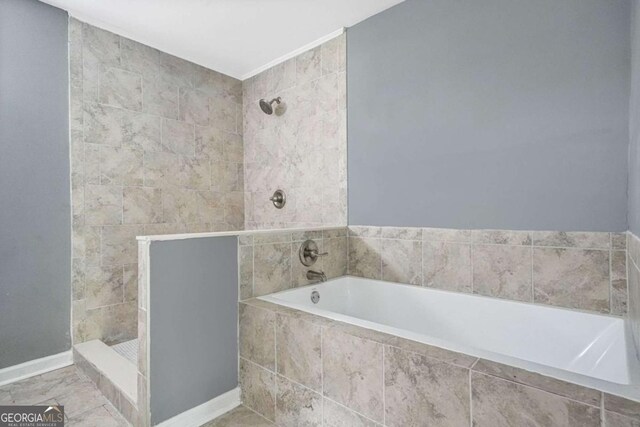 1159 Fair St SW, Atlanta, GA 30314 - full bath featuring a walk in shower and a bath