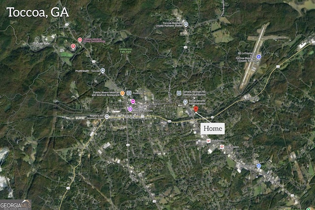 68 Hayes St, Toccoa, GA 30577 - map of property location
