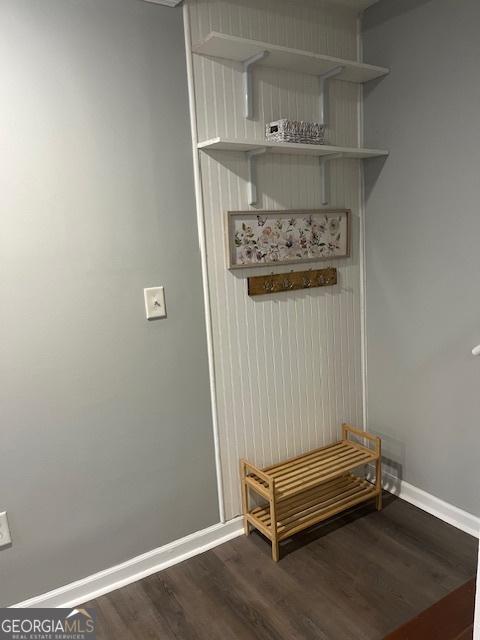 771 Jordan Ln Unit K, Decatur, GA 30033 - mudroom with baseboards and wood finished floors