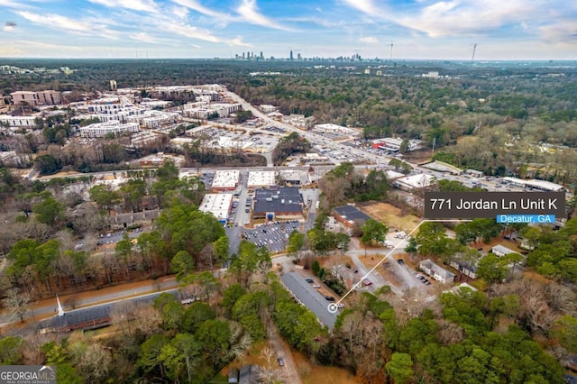 771 Jordan Ln Unit K, Decatur, GA 30033 - aerial overview of property's location featuring nearby urban area