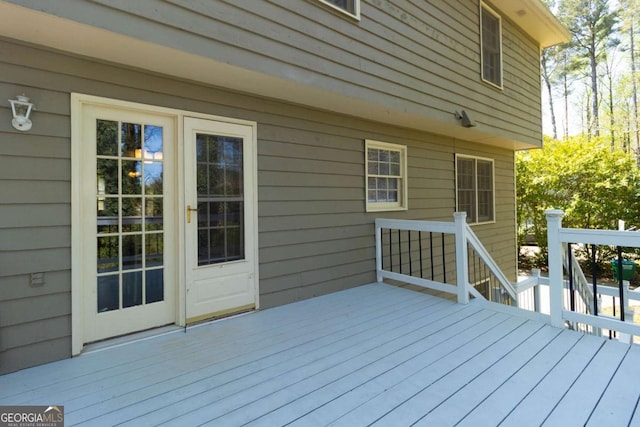 view of deck