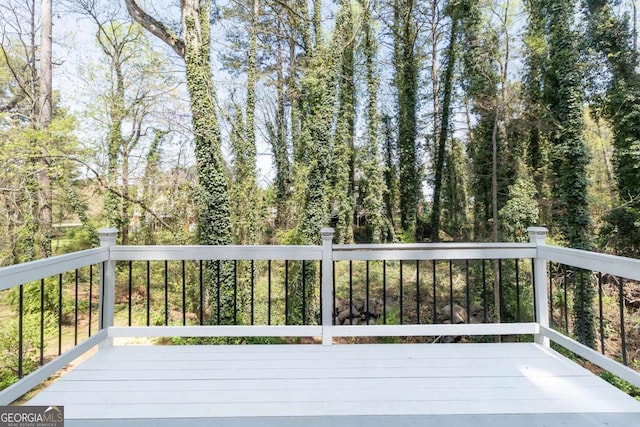 view of deck