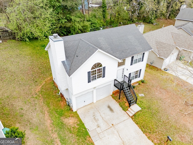 drone / aerial view