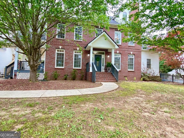 2210 Holly Springs Rd, Rockmart, GA 30153 - view of front of home with brick siding