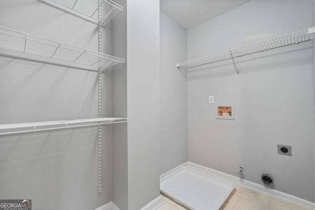 4522 Willow Oak Trl, Powder Springs, GA 30127 - washroom with hookup for a washing machine, hookup for a gas dryer, laundry area, and electric dryer hookup