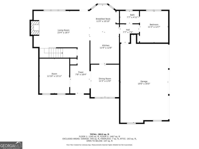 4522 Willow Oak Trl, Powder Springs, GA 30127 - view of layout