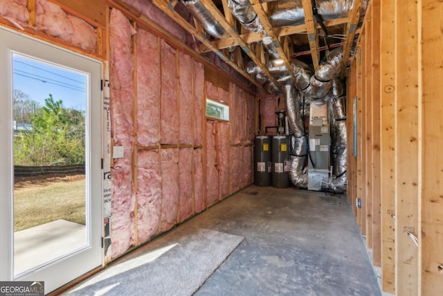 3143 Lee Cir, Buford, GA 30518 - below grade area featuring heating unit and water heater
