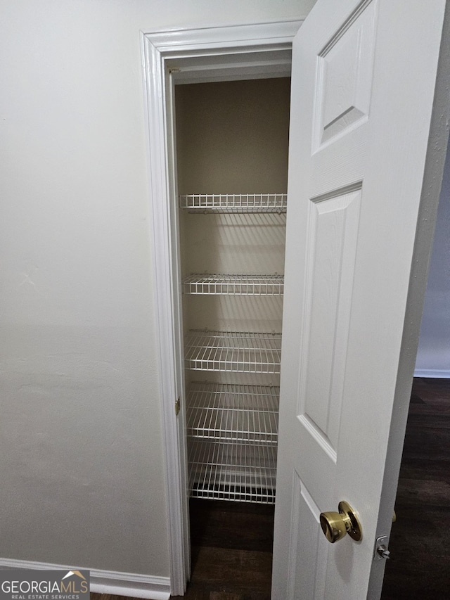 view of closet