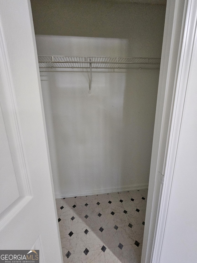 view of closet