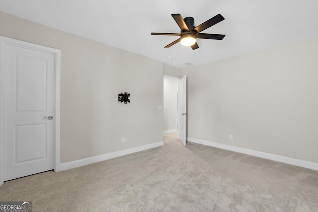 106 Canter Ct, Savannah, GA 31406 - empty room with carpet floors and a ceiling fan