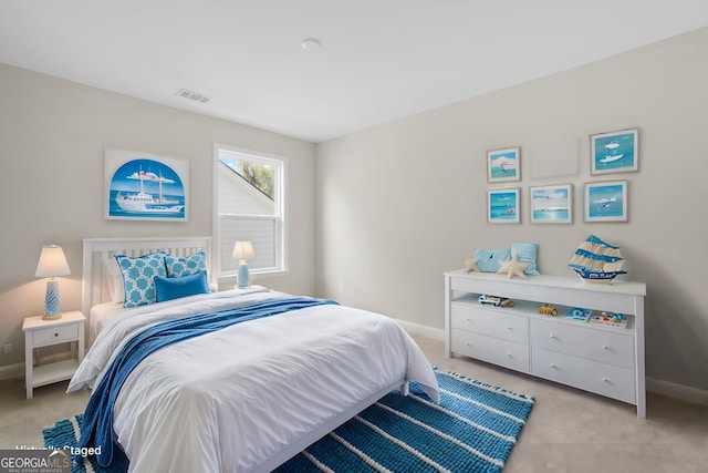 106 Canter Ct, Savannah, GA 31406 - bedroom featuring visible vents, baseboards, and light colored carpet