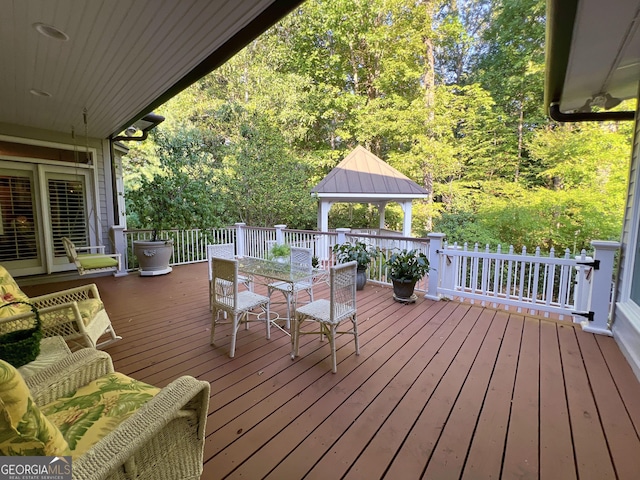 272 Sleepy Hollow Rd, Lafayette, GA 30728 - view of deck