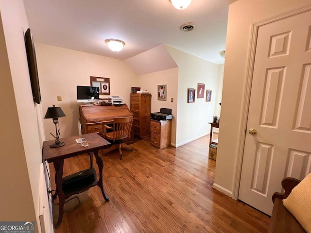 272 Sleepy Hollow Rd, Lafayette, GA 30728 - additional living space featuring a ceiling fan, visible vents, wood finished floors, and baseboards