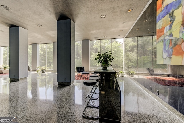 215 Piedmont Ave NE Unit 708, Atlanta, GA 30308 - community lobby featuring floor to ceiling windows and recessed lighting