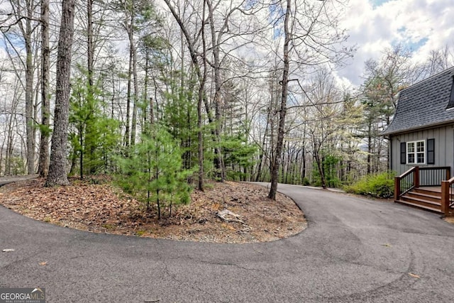 417 Hidden Forest Ln, Hayesville, NC 28904 - view of asphalt driveway