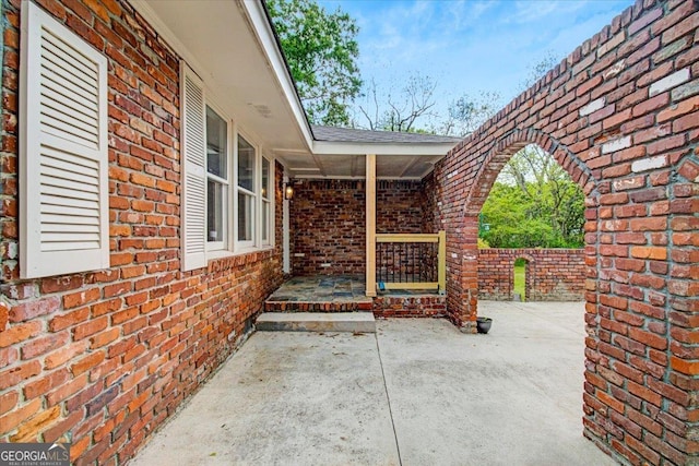 view of patio / terrace with fence