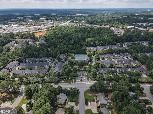 2630 Milford Ln, Alpharetta, GA 30009 - aerial view of property and surrounding area featuring nearby suburban area