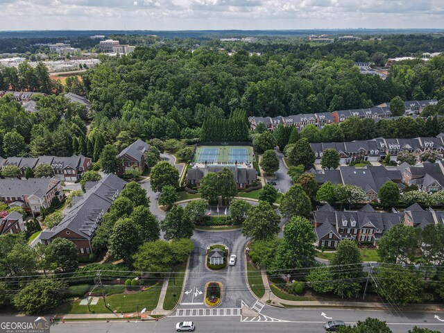 2630 Milford Ln, Alpharetta, GA 30009 - aerial view of property and surrounding area featuring nearby suburban area