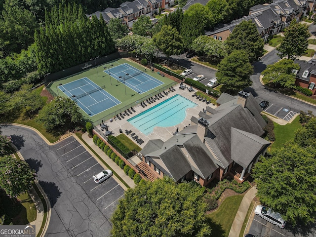 2630 Milford Ln, Alpharetta, GA 30009 - bird's eye view of a pool