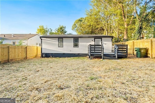 358 Roy St SW, Atlanta, GA 30310 - rear view of house featuring crawl space