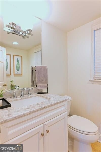 3811 Valley Green Dr, Marietta, GA 30068 - bathroom featuring toilet and vanity