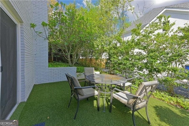 3811 Valley Green Dr, Marietta, GA 30068 - view of green lawn with outdoor dining space