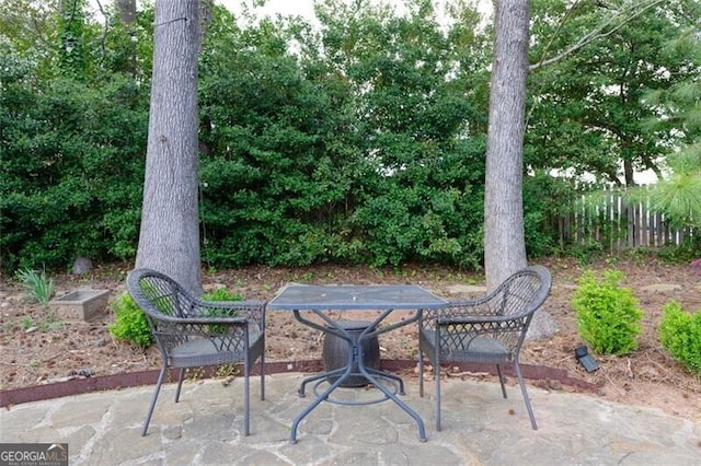 3811 Valley Green Dr, Marietta, GA 30068 - view of patio with outdoor dining area