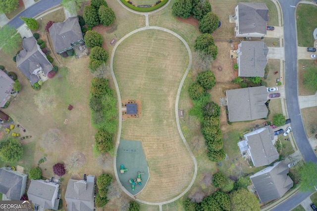 birds eye view of property featuring a residential view