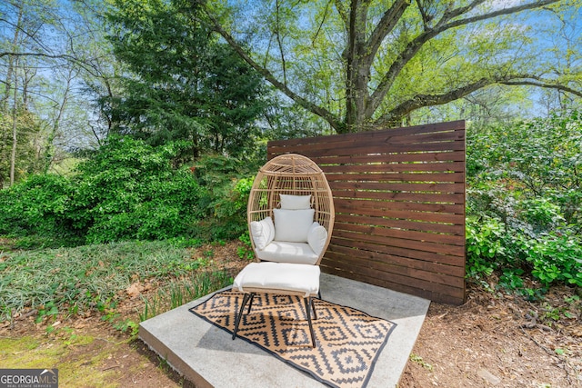 292 Old Rosser Rd, Stone Mountain, GA 30087 - view of patio / terrace