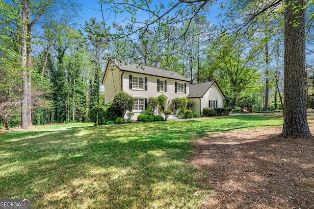 292 Old Rosser Rd, Stone Mountain, GA 30087 - colonial home with a front lawn