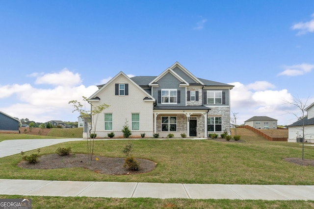 133 Bastian Rd, Mcdonough, GA 30252 - craftsman inspired home with stone siding